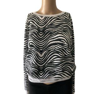 Ugg Animal Print Zebra Hipster Size XS Sweatshirt